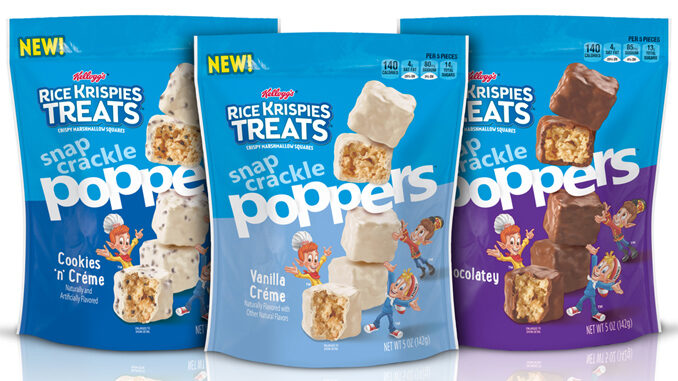 Kellogg’s Unveils New Rice Krispies Treats Snap Crackle Poppers